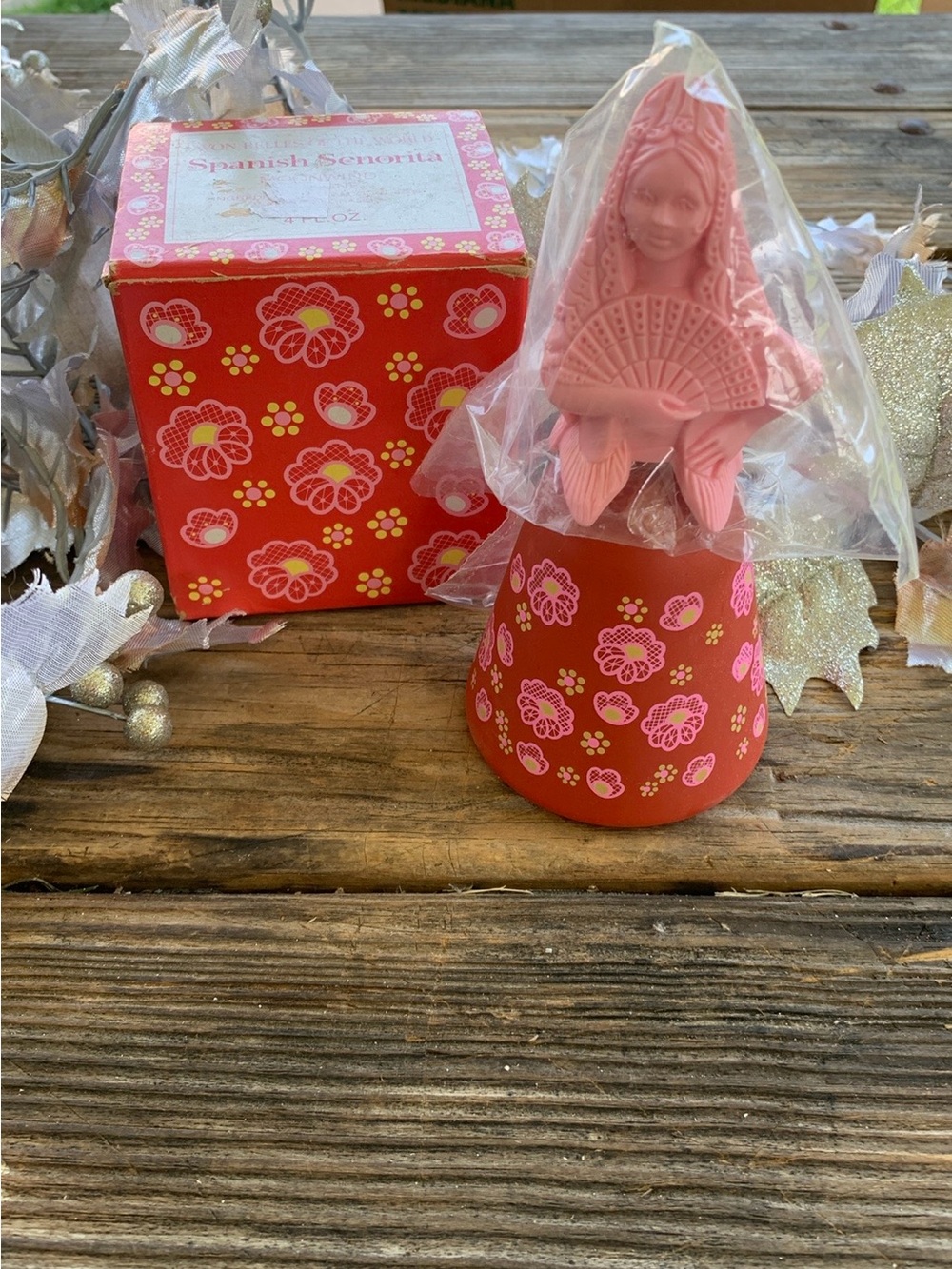 Avon Spanish Señorita Pink perfume Accessory Figurine
